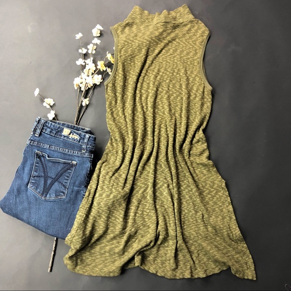 Anthro Left Of Center Mock Turtle Neck Tunic Sz XS - Picture 4 of 7